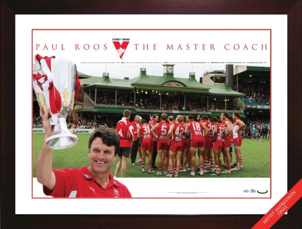 Paul Roos Mastercoach Framed Print