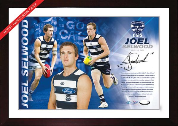 Joel Selwood signed 2010 Geelong Cats Starshot