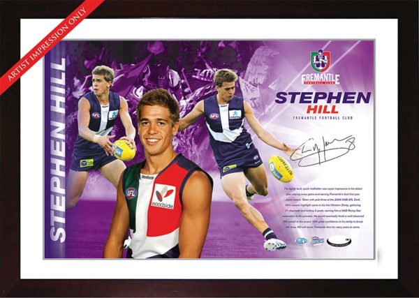 Stephen Hill signed 2010 Fremantle Starshot